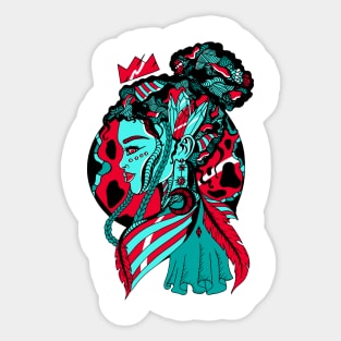 Turqred Beauty Queen Sticker